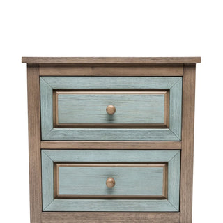 Sea WindsSea Winds Sanibel 2 Drawer Nightstand Green/Grey B29932 Grn/GreyB29932-GRN/GREYAloha Habitat