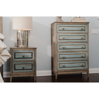 Sea WindsSea Winds Sanibel 2 Drawer Nightstand Green/Grey B29932 Grn/GreyB29932-GRN/GREYAloha Habitat