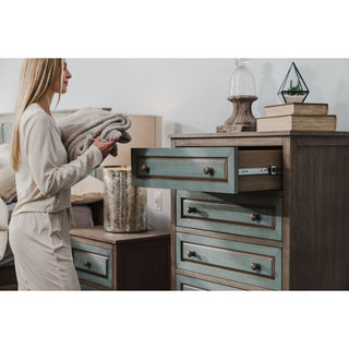 Sea WindsSea Winds Sanibel 5 Drawer Chest Green/Grey B29935 Grn/GreyB29935-GRN/GREYAloha Habitat