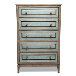 Sea WindsSea Winds Sanibel 5 Drawer Chest Green/Grey B29935 Grn/GreyB29935-GRN/GREYAloha Habitat