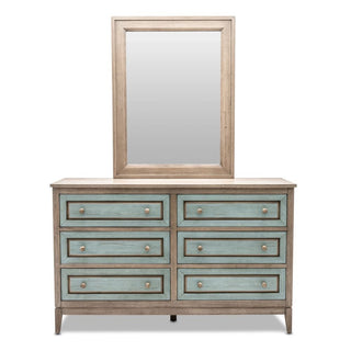 Sea WindsSea Winds Sanibel 6 Drawer Green/Grey B29936 Grn/GreyB29936-GRN/GREYAloha Habitat