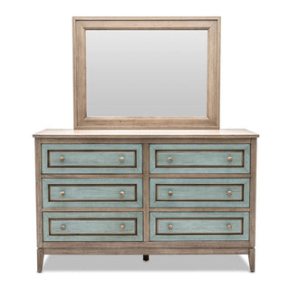 Sea WindsSea Winds Sanibel 6 Drawer Green/Grey B29936 Grn/GreyB29936-GRN/GREYAloha Habitat