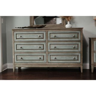 Sea WindsSea Winds Sanibel 6 Drawer Green/Grey B29936 Grn/GreyB29936-GRN/GREYAloha Habitat