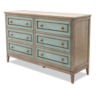 Sea WindsSea Winds Sanibel 6 Drawer Green/Grey B29936 Grn/GreyB29936-GRN/GREYAloha Habitat