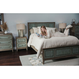 Sea WindsSea Winds Sanibel Queen Bed Green/Grey B299 Qbed Grn/GreyB299QBED-GRN/GREYAloha Habitat