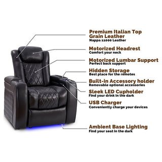 Valencia Theater SeatingValencia Tuscany Slim Collection Home Theater SeatingVBT12Aloha Habitat